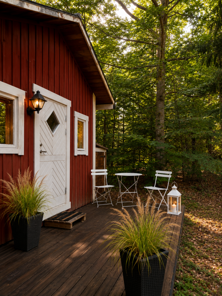 Gästehaus des Ferienhauses in Südschweden